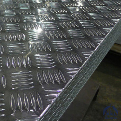 Лист алюминиевый рифленый 4х1500х3000 мм квинтет